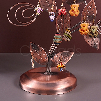 Tree Iron Earrings Storage Rack PW-WG75D0D-01-1