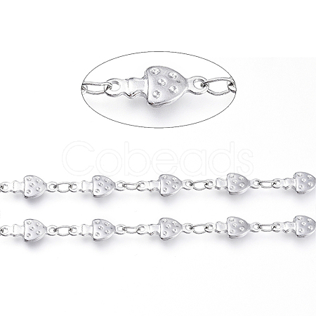 Autumn Theme 304 Stainless Steel Link Chains CHS-G014-11P-1