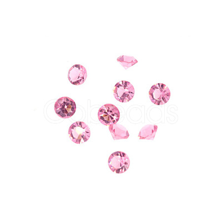 Glass Rhinestone Cabochons GLAA-TAC0005-4mm-10-1