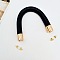 PU Leather Bag Handles for Bag Straps Replacement Accessories, Black, 200x13mm