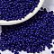 MIYUKI Round Rocailles Beads, Japanese Seed Beads, 8/0, (RR414) Opaque Cobalt, 8/0, 3mm, Hole: 1mm, about 19000~20500pcs/pound