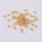 12/0 Glass Seed Beads, Silver Lined Round Hole, Round, Pale Goldenrod, 12/0, 2mm, Hole: 1mm, about 3333pcs/50g, 50g/bag, 18bags/2pounds