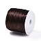 30M Elastic Crystal Thread, Jewelry Beading Cords, For Stretch Bracelet Making, Coconut Brown, 0.8mm, about 32.81 Yards(30m)/Roll