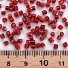 8/0 Glass Bugle Beads SEED-S032-07A-25B-4