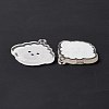 Transparent Acrylic Pendants X-TACR-G038-03B-3