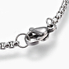 304 Stainless Steel Box chain Necklaces NJEW-F242-13P-A-3