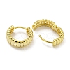 Brass Hoop Earrings EJEW-L211-010E-G-2