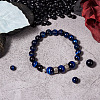 Kissitty Dyed & Heated Natural Tiger Eye Round Beads for DIY Bracelet Making Kit DIY-KS0001-19-7