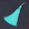 Nylon Tassel Big Pendants AJEW-P044-22-1