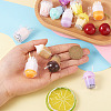 Fashewelry 32Pcs 16 Style Imitation Bubble Tea & Ice Cream Resin Pendants RESI-FW0001-07-12