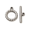 Non-Tarnish 304 Stainless Steel Toggle Clasps STAS-Q324-06P-1