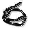 Natural Black Onyx Agate(Dyed & Heated) Beads Strands G-NH0019-C05-15-3