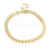 Brass Cob Chain Bracelets for Women BJEW-G672-06G-1