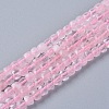 Natural Rose Quartz Beads Strands G-L537-017-1