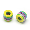 Opaque Stripe Resin Beads X1-RESI-S344-11-2