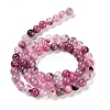 Natural Cherry Blossom Agate Beads Strands G-B076-A02-01-3