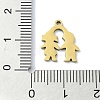 304 Stainless Steel Charms STAS-C097-33G-3