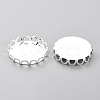 304 Stainless Steel Cabochon Settings STAS-Y001-09D-S-3