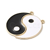 Rack Alloy Enamel Pendants ENAM-Q505-06G-2