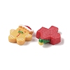 Christmas Opaque Resin Decoden Cabochons RESI-S391-05-2