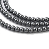 Non-magnetic Synthetic Hematite Beads Strands G-E133-1D-2