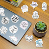 50Pcs Floral PVC Self Adhesive Cartoon Stickers STIC-B001-09A-7