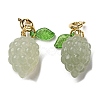 Natural Xiuyan Jade Grapes Pendant Decorations G-R489-08G-2