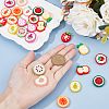 SUPERFINDINGS 26Pcs 13 Styles Opaque Resin Fruits Decoden Cabochons CRES-FH0001-12-4