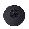 Black Alloy Enamel Brooches JEWB-G035-02C-2