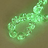 Handmade Luminous Transparent Lampwork Beads Strands LAMP-T017-04A-4