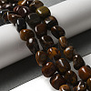 Natural Chinese Writing Stone Beads Strands G-B078-D11-02-2