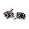 Natural Amethyst Pendants KK-A173-07AS-02-4