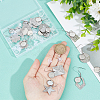 SUNNYCLUE DIY Blank Dome Geometry Earring Making Kit DIY-SC0021-80-3