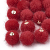 Faux Mink Fur Covered Pendants WOVE-S115-01D-2