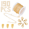 SUNNYCLUE DIY Star Link Chain Necklaces Kits DIY-SC0014-62G-1