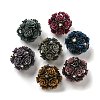 Acrylic Handmade Polymer Clay Rhinestone Beads FIND-Z036-01-2