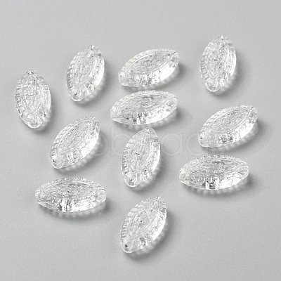 Transparent Acrylic Beads X-PL777-1