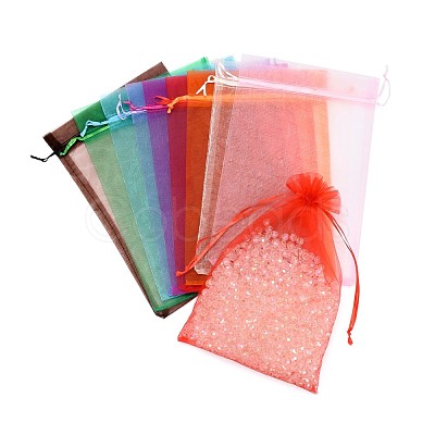 Rectangle Jewelry Packing Drawable Pouches OP-S004-20x30cm-M-1