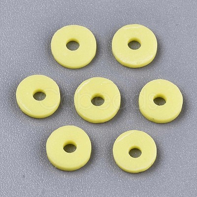 Handmade Polymer Clay Beads X-CLAY-Q251-4.0mm-35-1