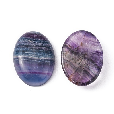 Natural Fluorite Cabochons G-I065-25x18mm-1