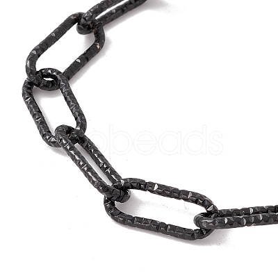 304 Stainless Steel Paperclip Chains Bracelet for Women BJEW-H541-07EB-1