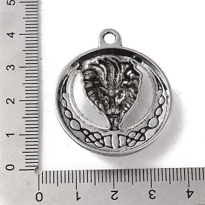 Tibetan Style Alloy Pendant FIND-A042-03AS-1