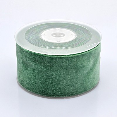 Polyester Velvet Ribbon for Gift Packing and Festival Decoration SRIB-M001-50mm-587-1