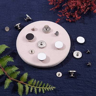 15 Sets 3 Styles Zinc Alloy Scalable & Removable Jean Button FIND-SZ0001-57-1