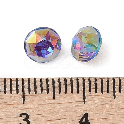 Glass Rhinestone Cabochons RGLA-L029-09A-SPLA-1