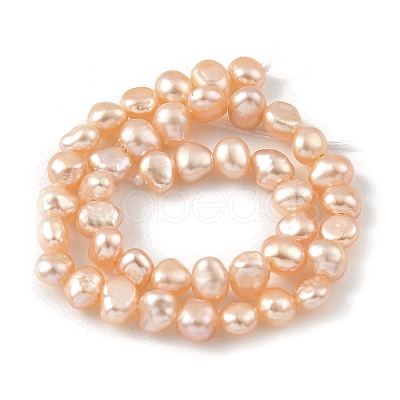 Natural Cultured Freshwater Pearl Beads Strands PEAR-A006-02D-1