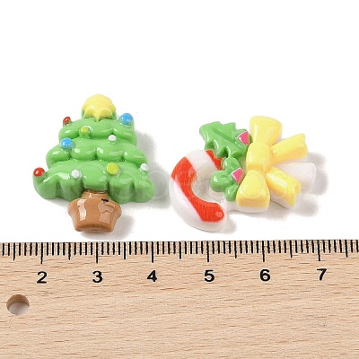 Christmas Opaque Resin Decoden Cabochons RESI-S391-06-1