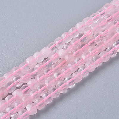 Natural Rose Quartz Beads Strands G-L537-017-1