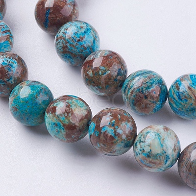 Natural Chrysocolla Beads strands G-H1040-1-1