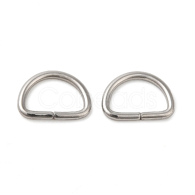 Non-Tarnish 304 Stainless Steel D Rings/Triangle Rings STAS-A093-04P-1